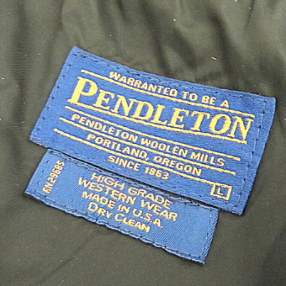 Men Pendleton Western Wool Geometric Wool Jacket L - image 5